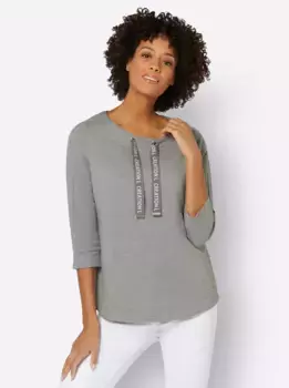Толстовка в стиле casual Casual Looks, цвет Grau-Meliert