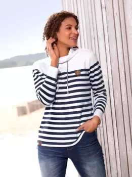 Толстовка в стиле casual Casual Looks, синий