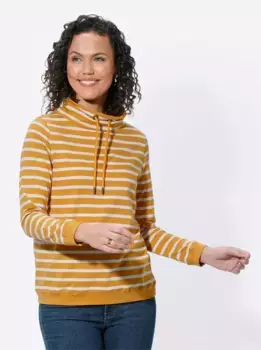 Толстовка в стиле casual Casual Looks, слоновая кость