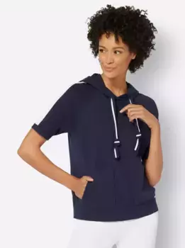 Толстовка в стиле casual "Пуловер" Casual Looks, цвет морской волны