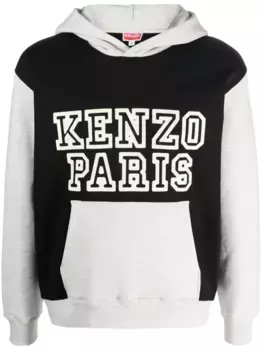 Толстовка в стиле колор-блок KENZO, черный