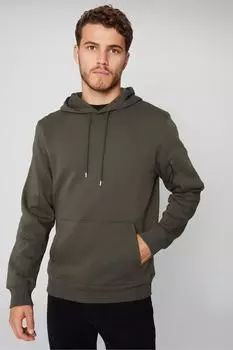 Толстовка в стиле милитари 'Mura' Threadbare, хаки