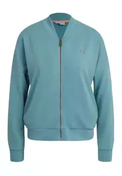 Толстовка в стиле рэгвир "DORON", с молнией и ребристым воротником Ragwear, зеленый