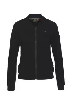 Толстовка в стиле рэгвир "KENIA CORE", с логотипом и рюшами Ragwear, черный