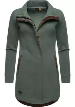 Толстовка в стиле рэгвир "Letrice", спортивная куртка на молнии с высоким воротником Ragwear, зеленый