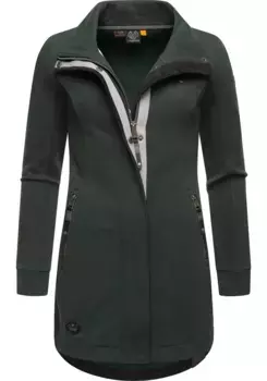 Толстовка в стиле рэгвир "Letrice", спортивная куртка на молнии с высоким воротником Ragwear, зеленый