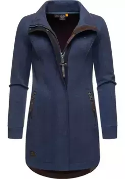 Толстовка в стиле рэгвир "Letrice", спортивная куртка на молнии с высоким воротником Ragwear, цвет морской волны