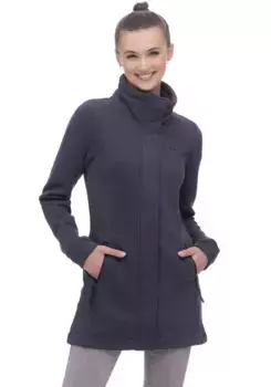 Толстовка в стиле рэгвир "Sweatshirt LETRICE", на потайной молнии и воротнике-стойке Ragwear, цвет морской волны