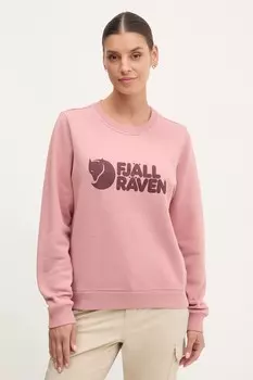 Толстовка в стиле регби Fjllrven Logo Fjallraven, розовый