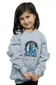 Толстовка в стиле ретро Cloak And Dagger Marvel, серый