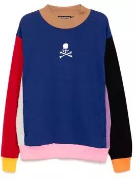 Толстовка в технике пэчворк Mastermind World, синий