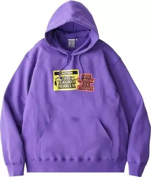 Толстовка Wacko Maria x BlackEyePatch Pullover Hooded Sweatshirt 'Purple', фиолетовый