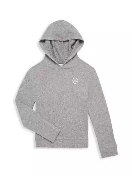 Толстовка вафельной вязки Little Kid's & Kid's Waves Sol Angeles, цвет heather