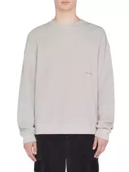 Толстовка вафельной вязки с круглым вырезом Frame, цвет oatmeal