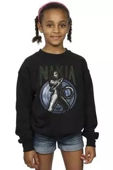 Толстовка Wakanda Forever Nakia Shield Marvel, черный