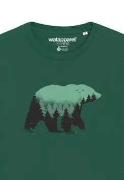 Толстовка WALDBR watapparel, темно-зеленый