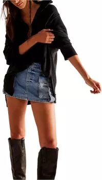 Толстовка Walk Away Tunic Free People, черный