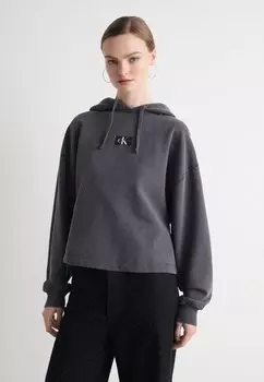 Толстовка WASHED LABEL HOODIE Calvin Klein Jeans, черный