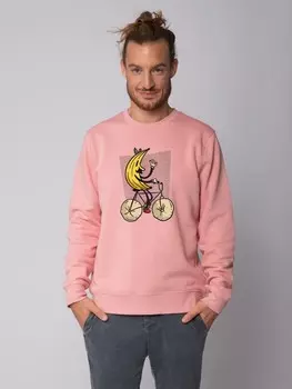 Толстовка wat? Apparel Banana Rider, цвет canyon pink