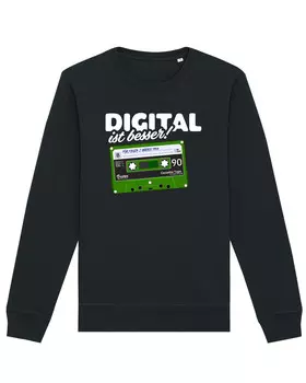Толстовка wat? Apparel Digital ist besser, черный