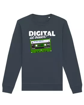 Толстовка wat? Apparel Digital ist besser, цвет India Ink Grey