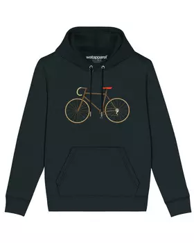 Толстовка wat? Apparel Fahrrad, черный