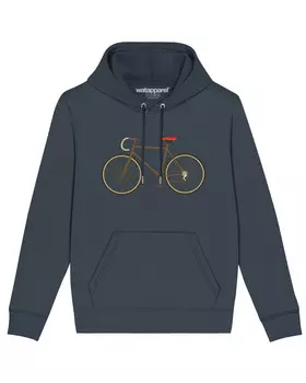 Толстовка wat? Apparel Fahrrad, цвет India Ink Grey