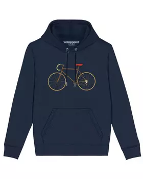 Толстовка wat? Apparel Fahrrad, темно-синий