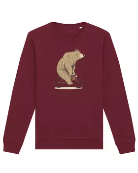 Толстовка wat? Apparel Fahrradbr, цвет Weinrot