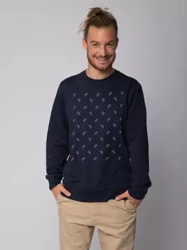 Толстовка wat? Apparel Fahrrder, темно-синий