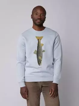 Толстовка wat? Apparel Forelle, цвет serene blue