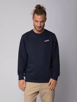 Толстовка wat? Apparel Go Green, темно-синий