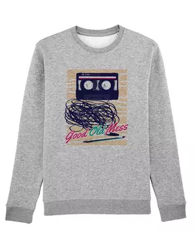 Толстовка wat? Apparel Good Old Mess, цвет Grau meliert