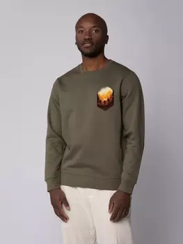 Толстовка wat? Apparel Hiking, хаки