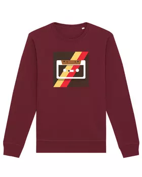 Толстовка wat? Apparel Kassette, цвет Weinrot