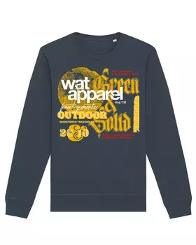 Толстовка wat? Apparel LIMITED EDITION LOGO PRINT 02, цвет India Ink Grey