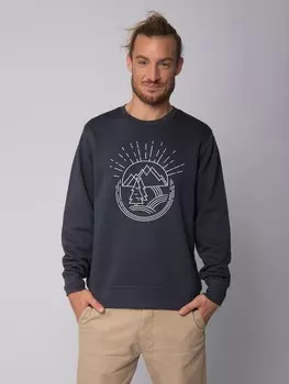 Толстовка wat? Apparel Natur ist schn, цвет india ink grey