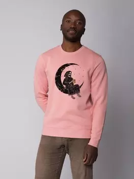 Толстовка wat? Apparel Pizza for life, цвет canyon pink