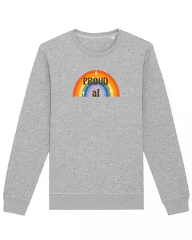 Толстовка wat? Apparel Proud af, цвет Grau meliert