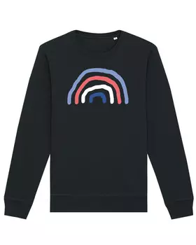 Толстовка wat? Apparel Regenbogen, черный