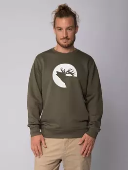 Толстовка wat? Apparel Rhrender Hirsch, хаки