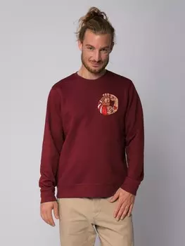 Толстовка wat? Apparel Seemann, цвет weinrot