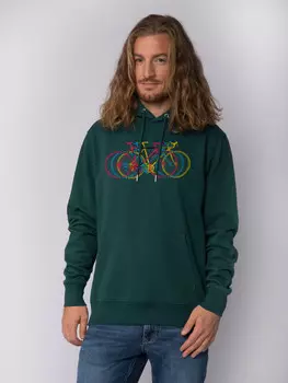 Толстовка wat? Apparel Sweatshirt Fahrrder, цвет Glazed Green