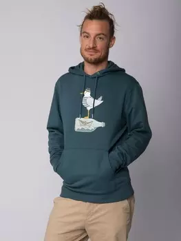 Толстовка wat? Apparel Sweatshirt Mwe mit Hut, цвет Petrol