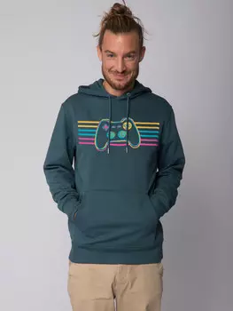 Толстовка wat? Apparel Sweatshirt Retro Joystick, цвет Petrol