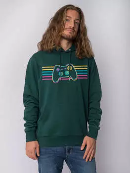 Толстовка wat? Apparel Sweatshirt Retro Joystick, цвет Glazed Green