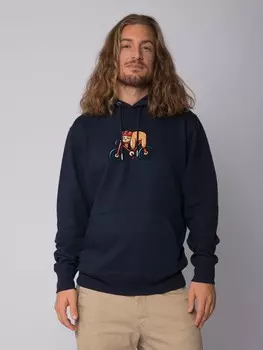 Толстовка wat? Apparel Sweatshirt Sloth, темно-синий