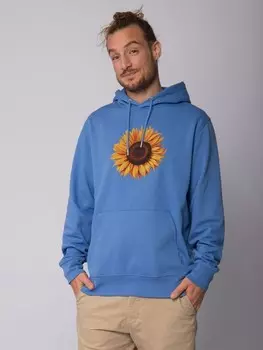 Толстовка wat? Apparel Sweatshirt Sonnenblume, цвет Bright Blue