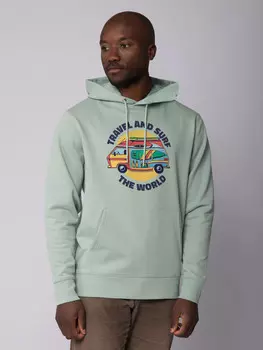 Толстовка wat? Apparel Sweatshirt Travel and surf, цвет Aloe