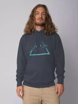 Толстовка wat? Apparel Sweatshirt Triangle, цвет India Ink Grey